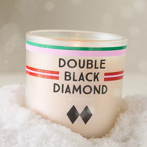 Anthropologie Other - Anthropologie Double Black Diamond Pine Sap & Balsam Boxed Glass Candle 10 oz